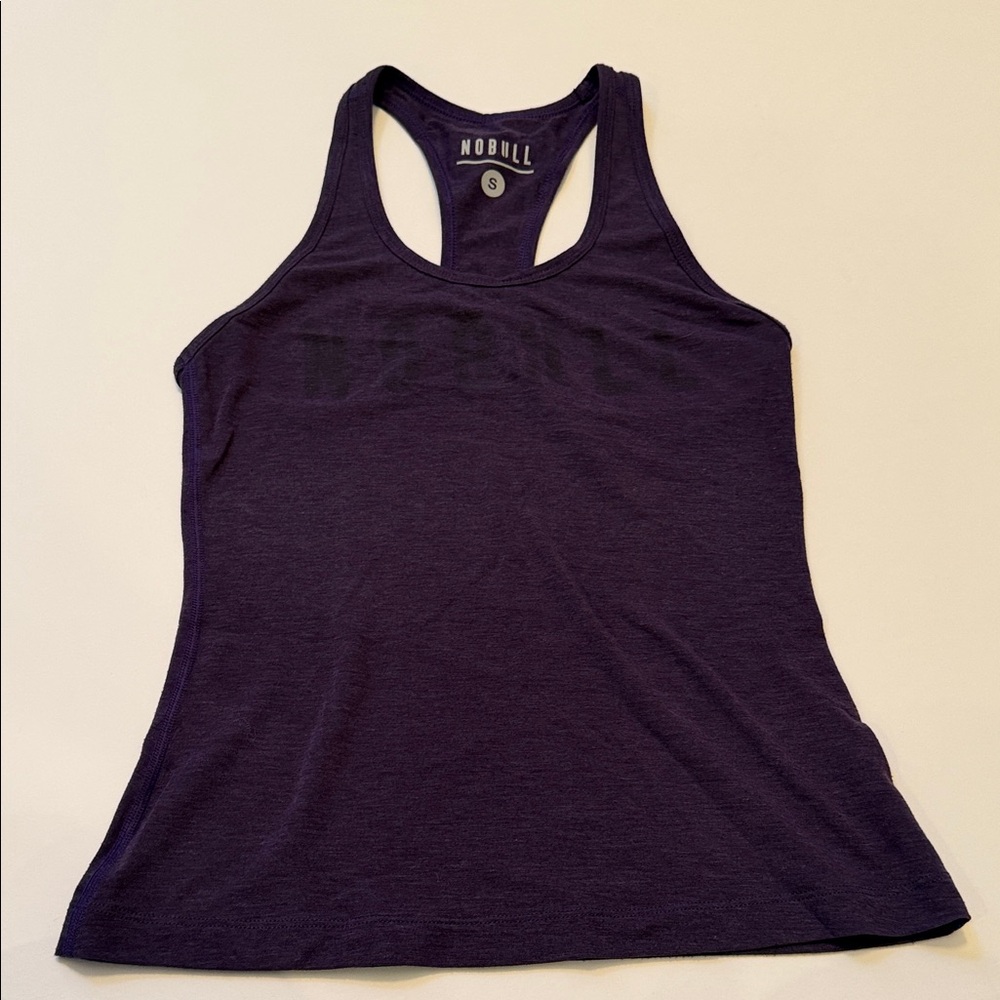 NOBULL Women's Plum/Dark Purple Racerback Tank Top